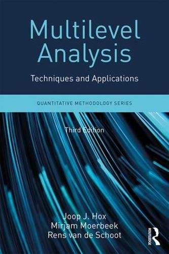 Cover image for Multilevel Analysis: Techniques and Applications, Third Edition