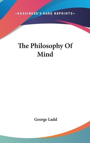 Cover image for The Philosophy of Mind