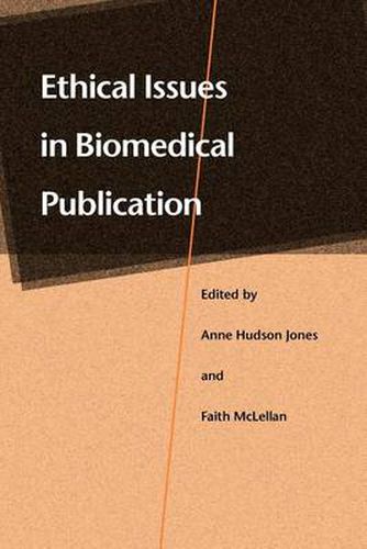 Cover image for Ethical Issues in Biomedical Publication