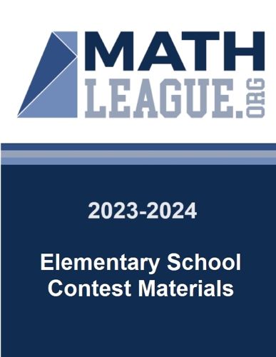 Cover image for 2023-2024 Elementary School Contest Materials