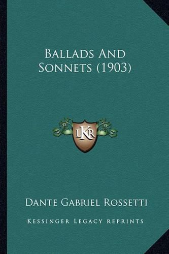 Cover image for Ballads and Sonnets (1903)