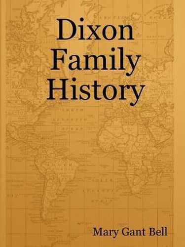 Cover image for Dixon Family History
