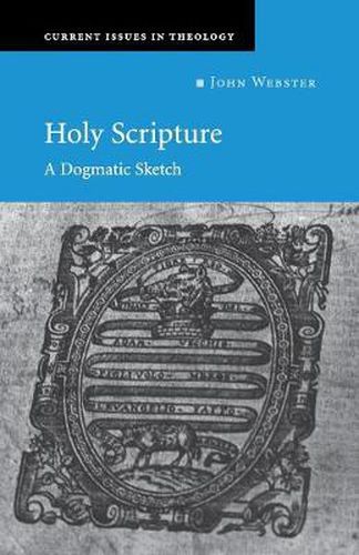 Cover image for Holy Scripture: A Dogmatic Sketch