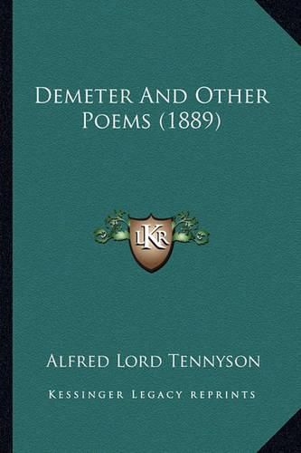 Cover image for Demeter and Other Poems (1889) Demeter and Other Poems (1889)