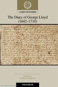 Cover image for The Diary of George Lloyd: Volume 64, Part 1