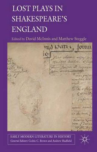 Cover image for Lost Plays in Shakespeare's England