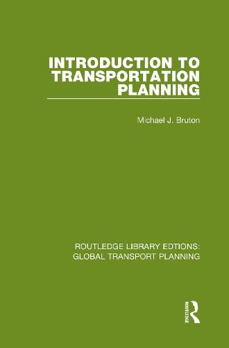 Cover image for Introduction to Transportation Planning