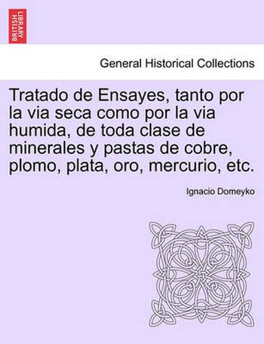 Cover image for Tratado de Ensayes, tanto por la via seca como por la via humida, de toda clase de minerales y pastas de cobre, plomo, plata, oro, mercurio, etc.