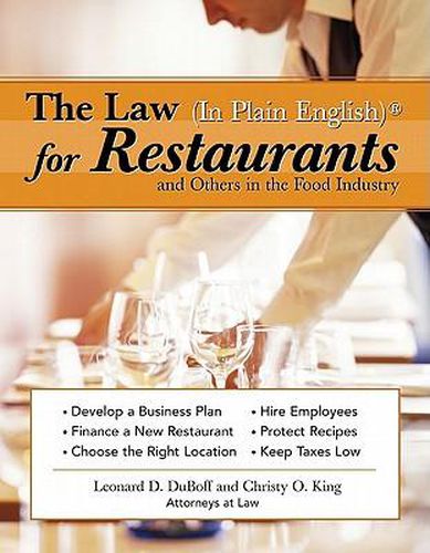 Cover image for The Law in Plain English for Restaurants and Others in the Food Industry