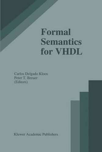 Cover image for Formal Semantics for VHDL