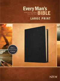 Cover image for Every Man's Bible NIV, Large Print (Genuine Leather, Black)