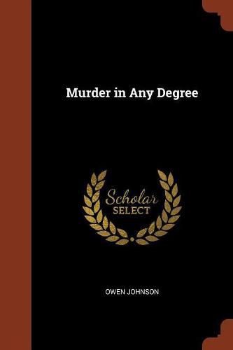 Cover image for Murder in Any Degree