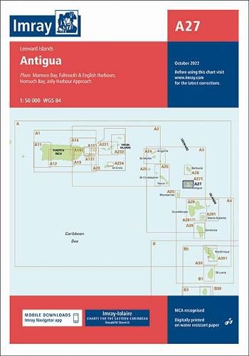 Cover image for Imray Chart A27: Antigua