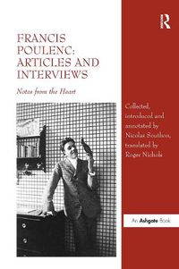 Cover image for Francis Poulenc: Articles and Interviews