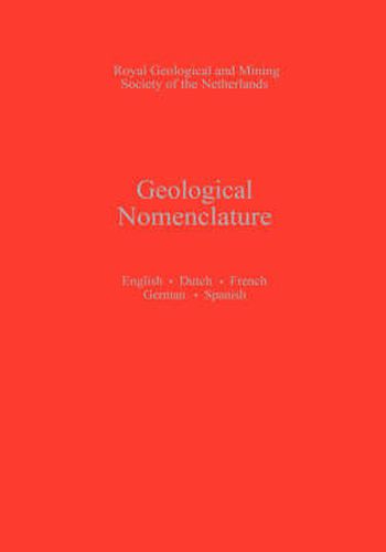 Cover image for Geological Nomenclature