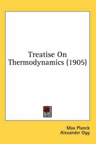 Cover image for Treatise on Thermodynamics (1905)