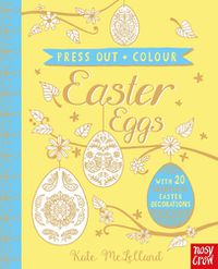 Cover image for Press Out and Colour: Easter Eggs