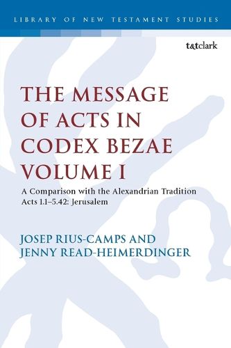 Cover image for The Message of Acts in Codex Bezae
