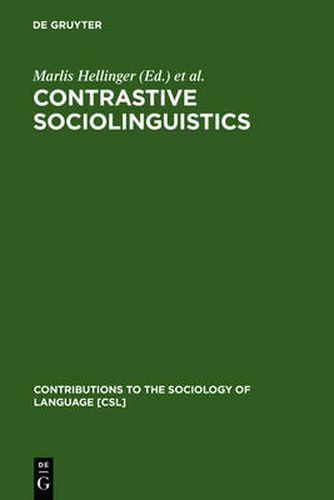 Cover image for Contrastive Sociolinguistics