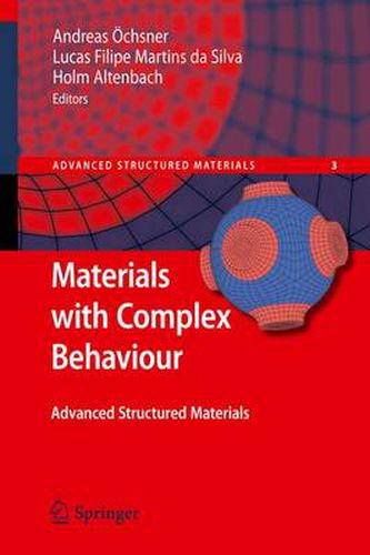 Cover image for Materials with Complex Behaviour: Modelling, Simulation, Testing, and Applications