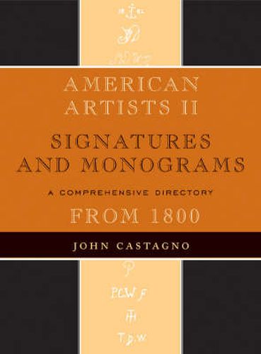 Cover image for American Artists II: Signatures and Monograms