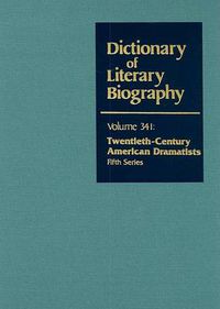 Cover image for Dlb 341: Twentieth-Century American Dramatists, 5th Seris