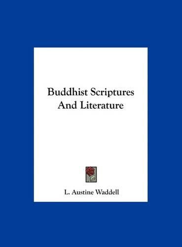 Cover image for Buddhist Scriptures and Literature