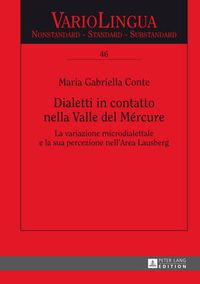 Cover image for Dialetti in contatto nella Valle del Mercure; La variazione microdialettale e la sua percezione nell'Area Lausberg