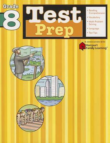 Cover image for Test Prep: Grade 8 (Flash Kids Harcourt Family Learning)