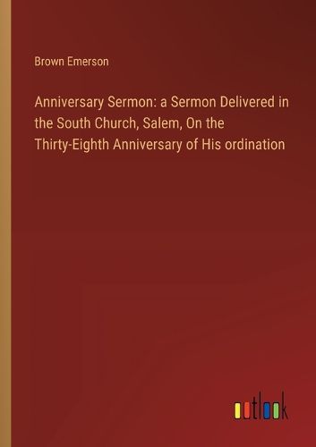 Anniversary Sermon