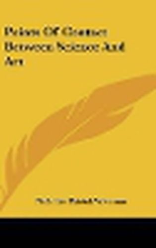 Cover image for Points of Contact Between Science and Art