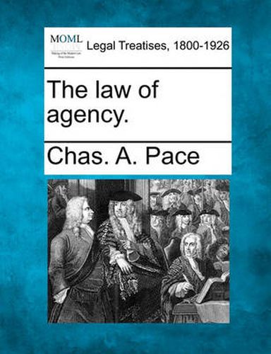 Cover image for The law of agency.