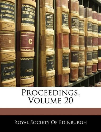 Cover image for Proceedings, Volume 20