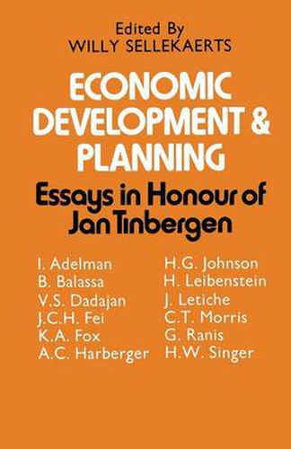 Cover image for Economic Development and Planning: Essays in Honour of Jan Tinbergen