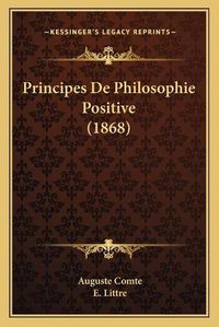 Cover image for Principes de Philosophie Positive (1868)