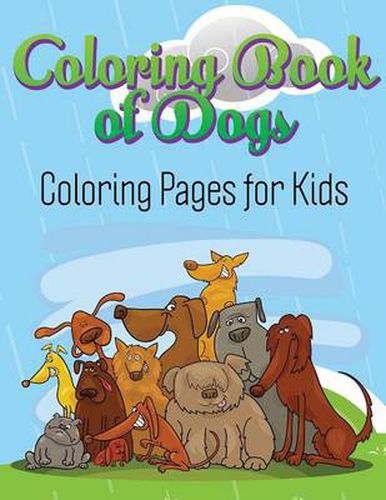 Cover image for Coloring Book of Dogs: Coloring Pages for Kids