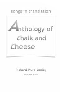 Cover image for Anthology of Chalk and Cheese (translations)