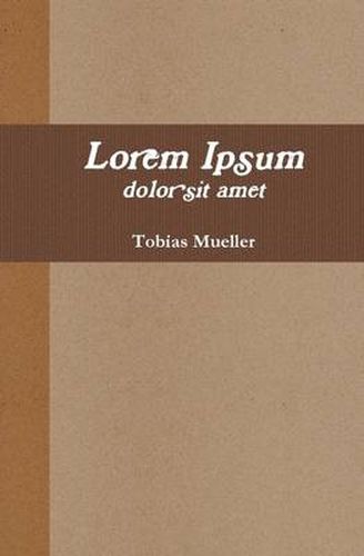 Cover image for Lorem Ipsum