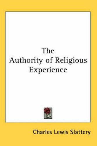 Cover image for The Authority of Religious Experience