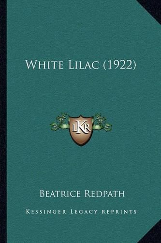 Cover image for White Lilac (1922)