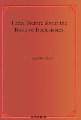 Three Memre about the Book of Ecclesiastes