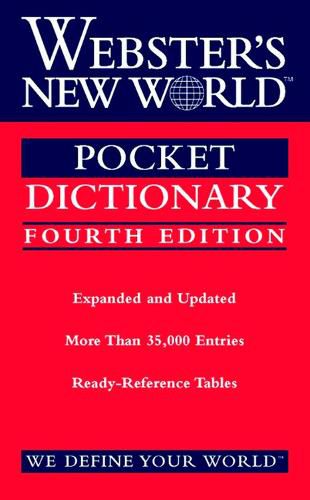 Cover image for Webster's New World Pocket Dictionary, Fourth Edition