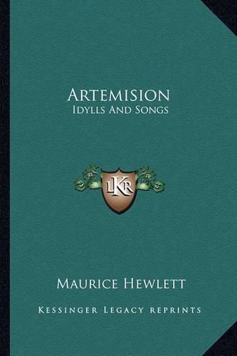 Cover image for Artemision: Idylls and Songs