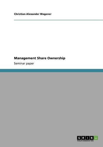 Cover image for Management Share Ownership