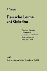 Cover image for Chemie und Fabrikation der tierischen Leime und der Gelatine