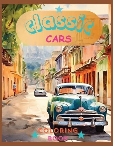 Cover image for Classic Cars Colorin Book