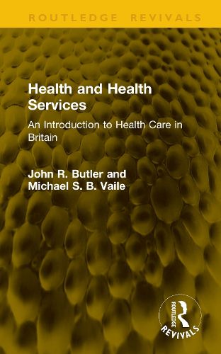 Cover image for Health and Health Services