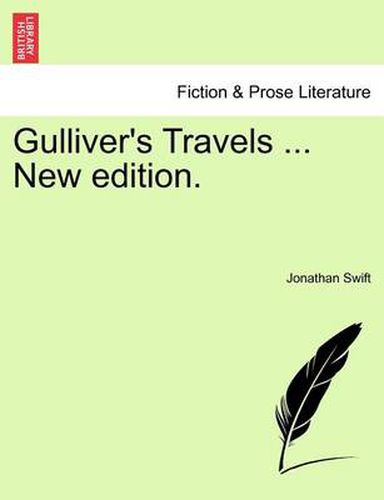 Cover image for Gulliver's Travels ... New Edition.