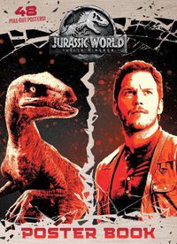 Cover image for Jurassic World: Fallen Kingdom Poster Book (Jurassic World: Fallen Kingdom)