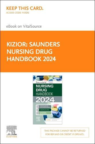 Saunders Nursing Drug Handbook 2024-Elsevier E-Book on Vitalsource (Retail Access Card)